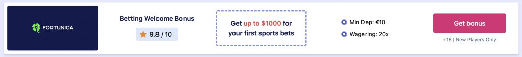 fortunica bonus